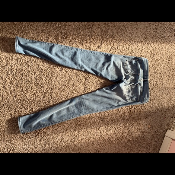 Hollister Blue skinny jeans size 3L. W-26 L-31 - Picture 10 of 13